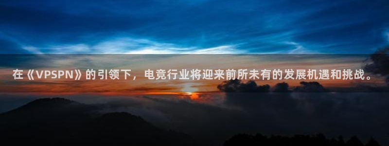 乐鱼电竞app下载：在《VPSPN》的引领下，电竞行业将迎来前所未有的发展机遇和挑战。