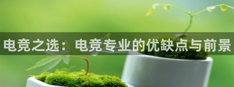 乐鱼电竞平台：电竞之选：电竞专业的优缺点与前景