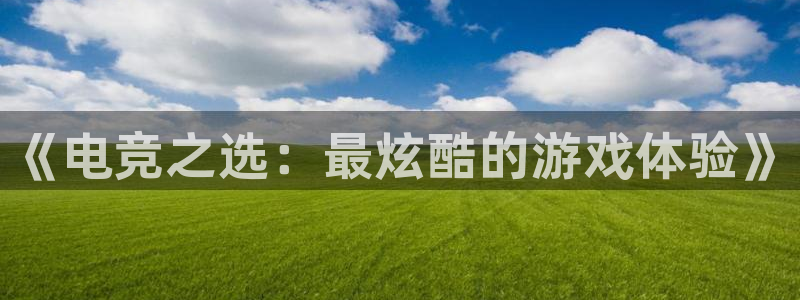 乐鱼电竞app