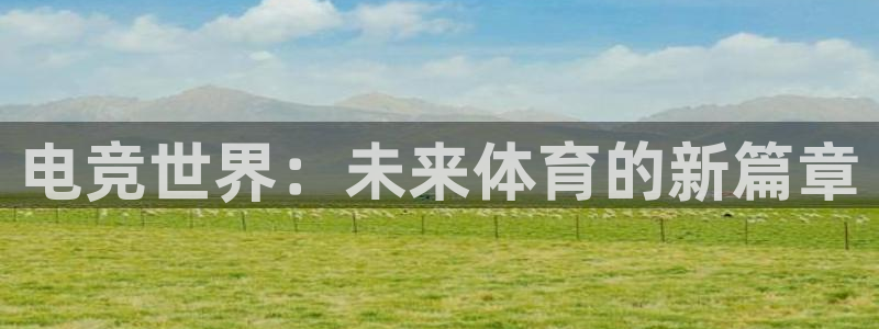 乐鱼电竞app下载：电竞世界：未来体育的新篇章